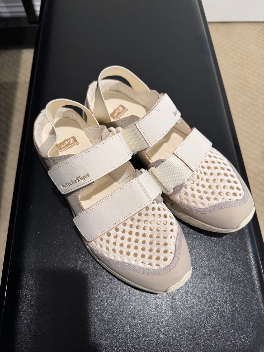 Onitsuka Tiger by Asics Women's cream colored Rebillac Sandals - Picture 6 of 10
